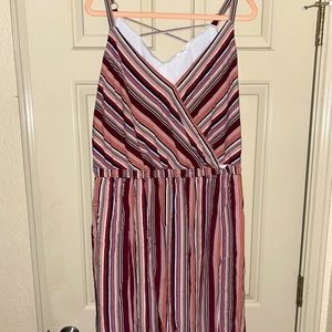 Below the knee stripped dress: Maurices, size 2